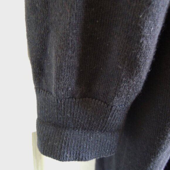 Pendleton Black Silk Cotton Cashmere Long Cardigan L - Picture 6 of 9